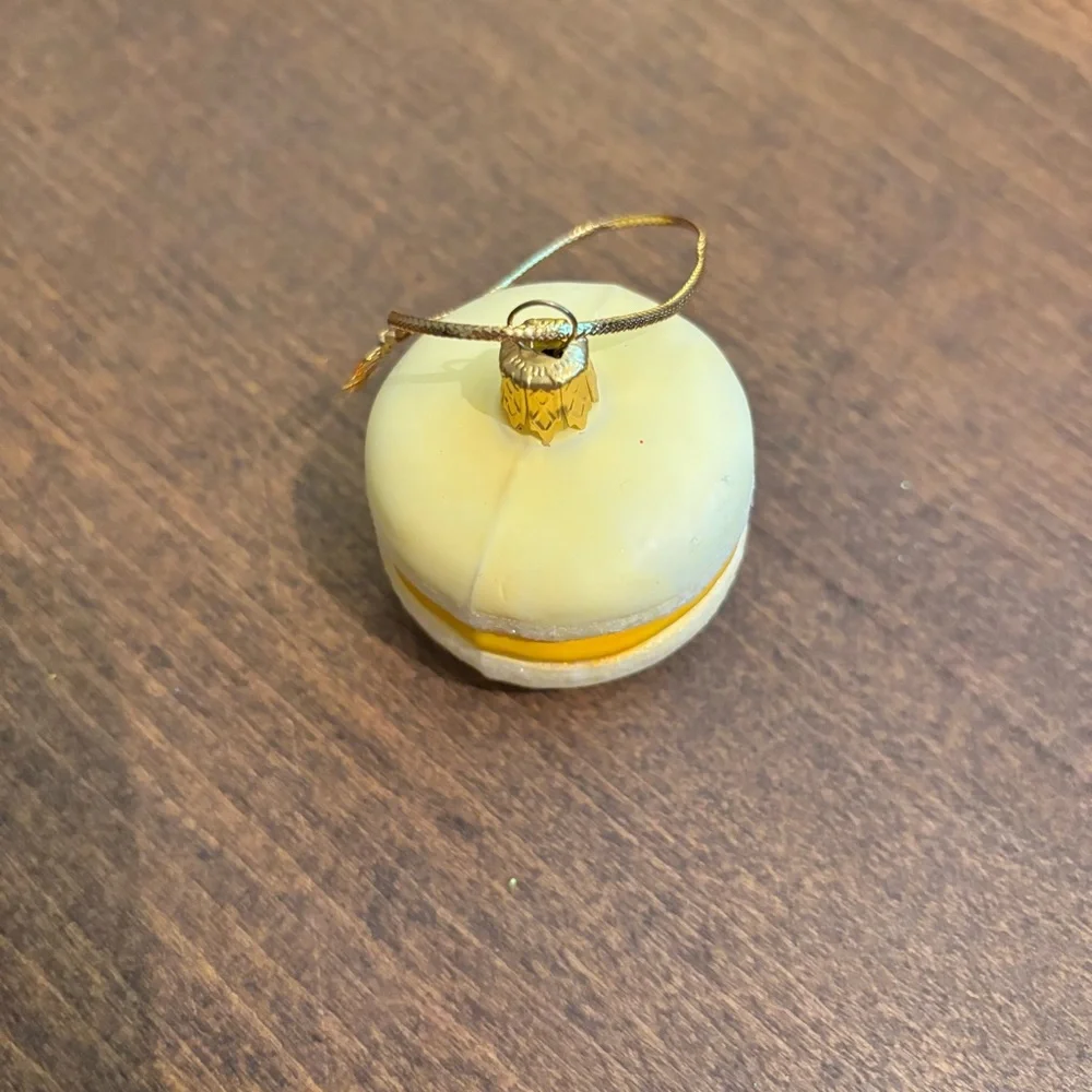 Sur La Table Macaron Lemon Ornament